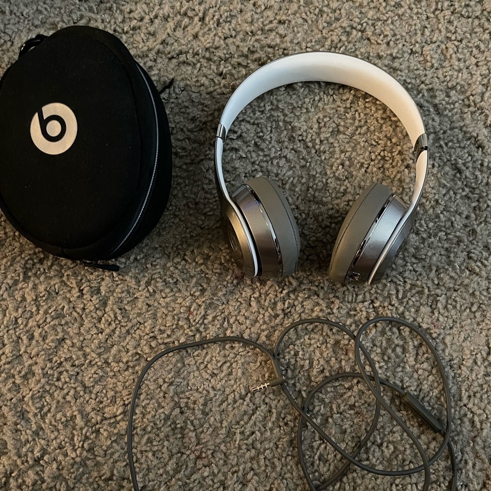 Beats over ear headphones! 
Wired, expandable, like new.